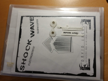 David Lucas SHOCKWAVE poly envelope
