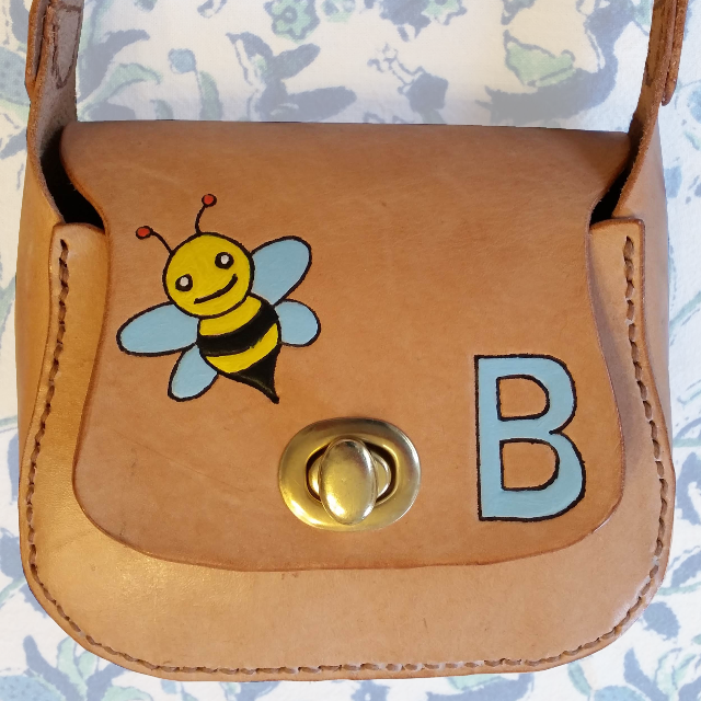 Tandy Dasher leather handbag purse copy with simple decorations