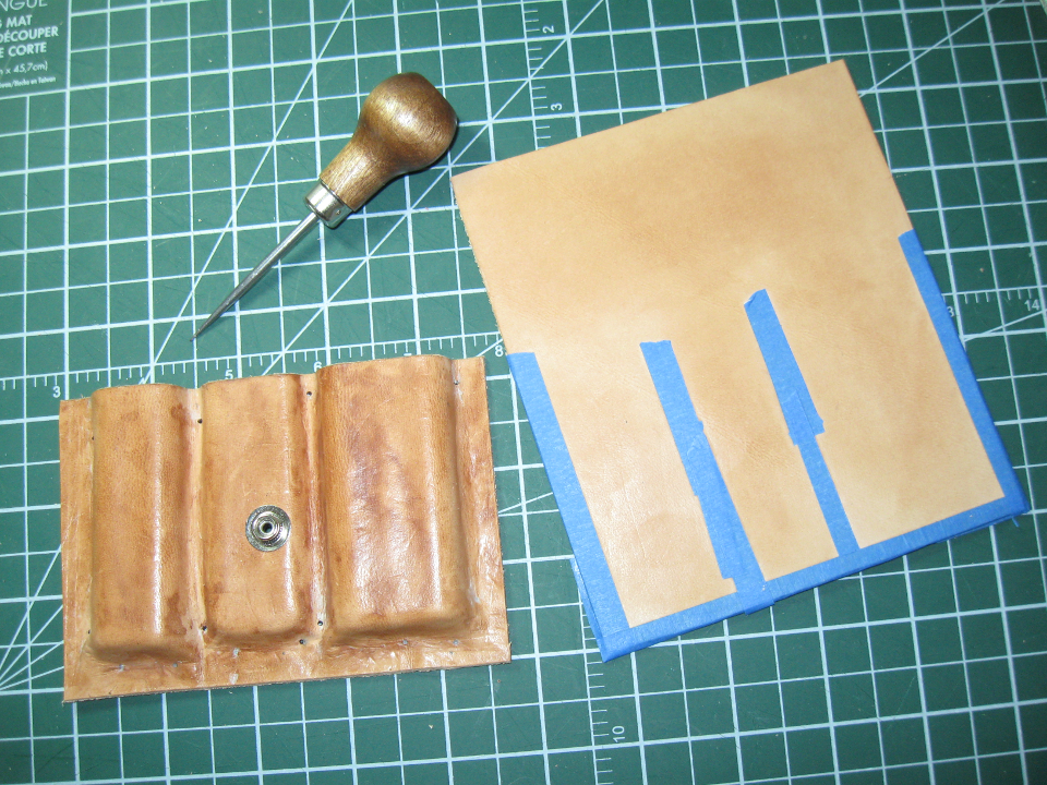 Diy Leather tool storage pouch Step 1