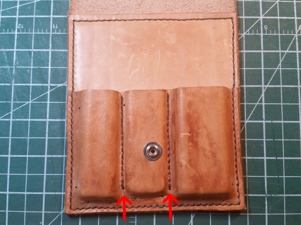 Diy Leather tool storage pouch Step 6
