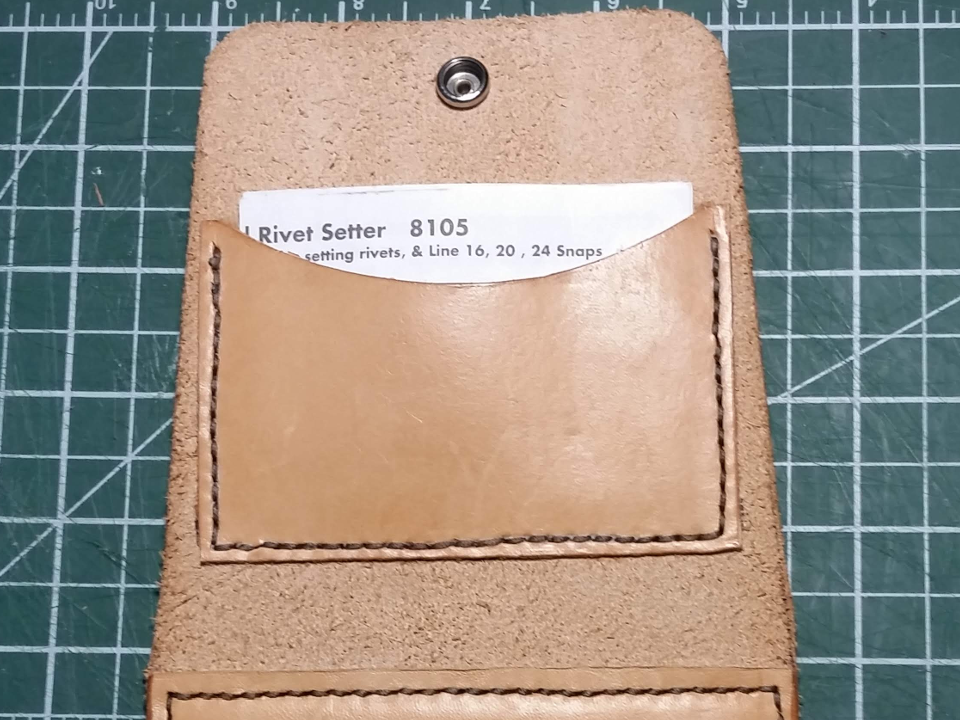 Diy Leather tool storage pouch Step 9